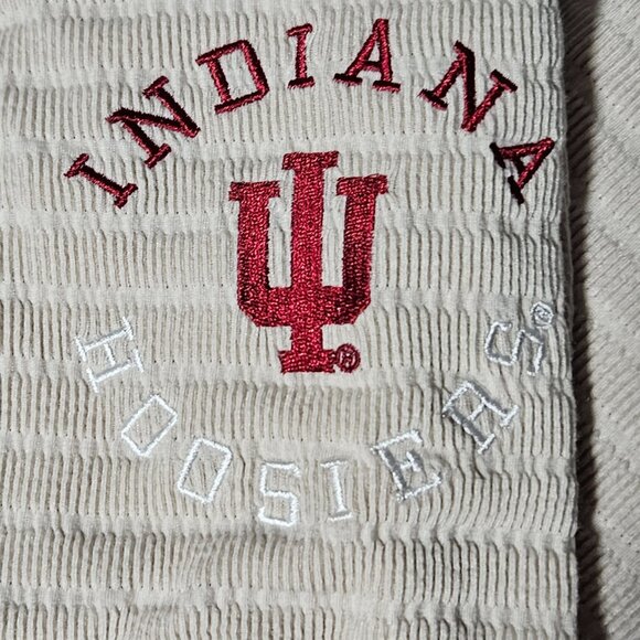 Indiana Hoosiers Repose Pants Womens Size XXL Beige Pleated Sweats  Liv Casual - Picture 5 of 5